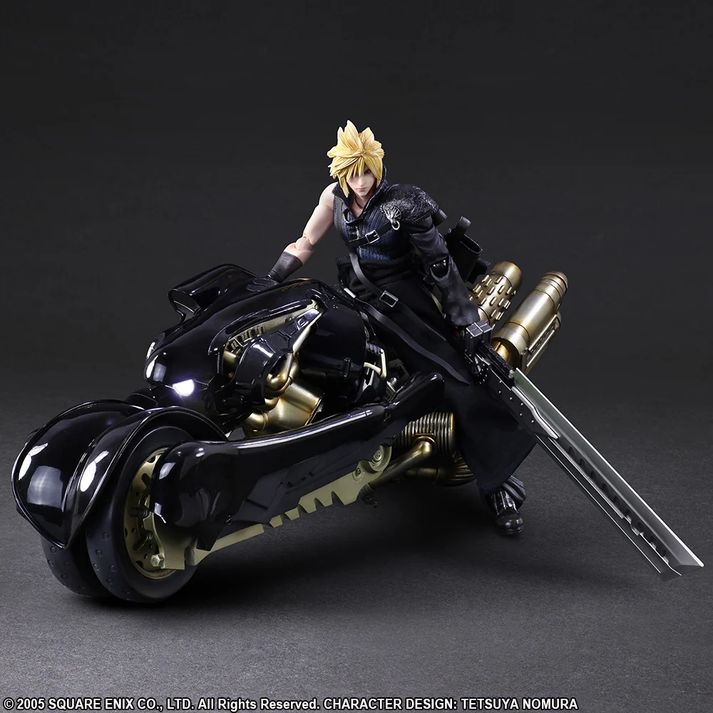 FINAL FANTASY VII ADVENT CHILDREN PLAY ARTS - KAI- CLOUD STRIFE & FENRIR - Image 2