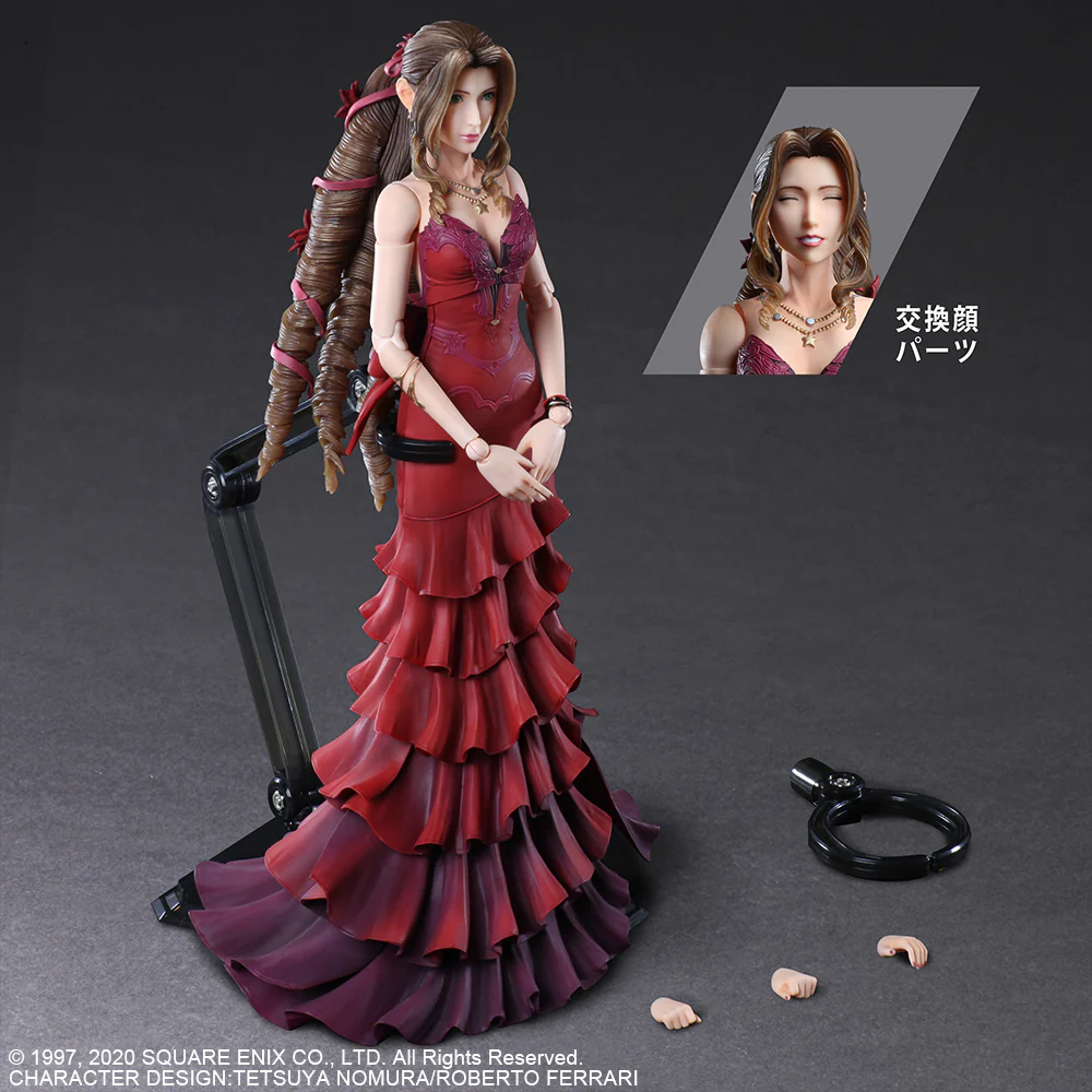 FINAL FANTASY VII REMAKE PLAY ARTS -KAI- AERITH GAINSBOROUGH DRESS VER. - Image 3