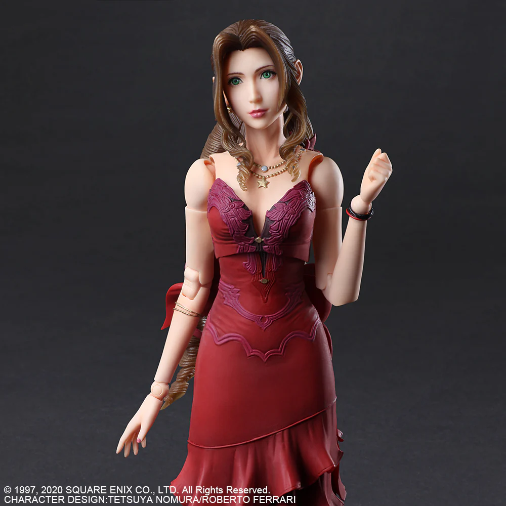 FINAL FANTASY VII REMAKE PLAY ARTS -KAI- AERITH GAINSBOROUGH DRESS VER. - Image 4