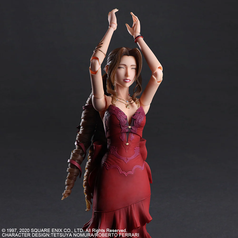 FINAL FANTASY VII REMAKE PLAY ARTS -KAI- AERITH GAINSBOROUGH DRESS VER. - Image 6