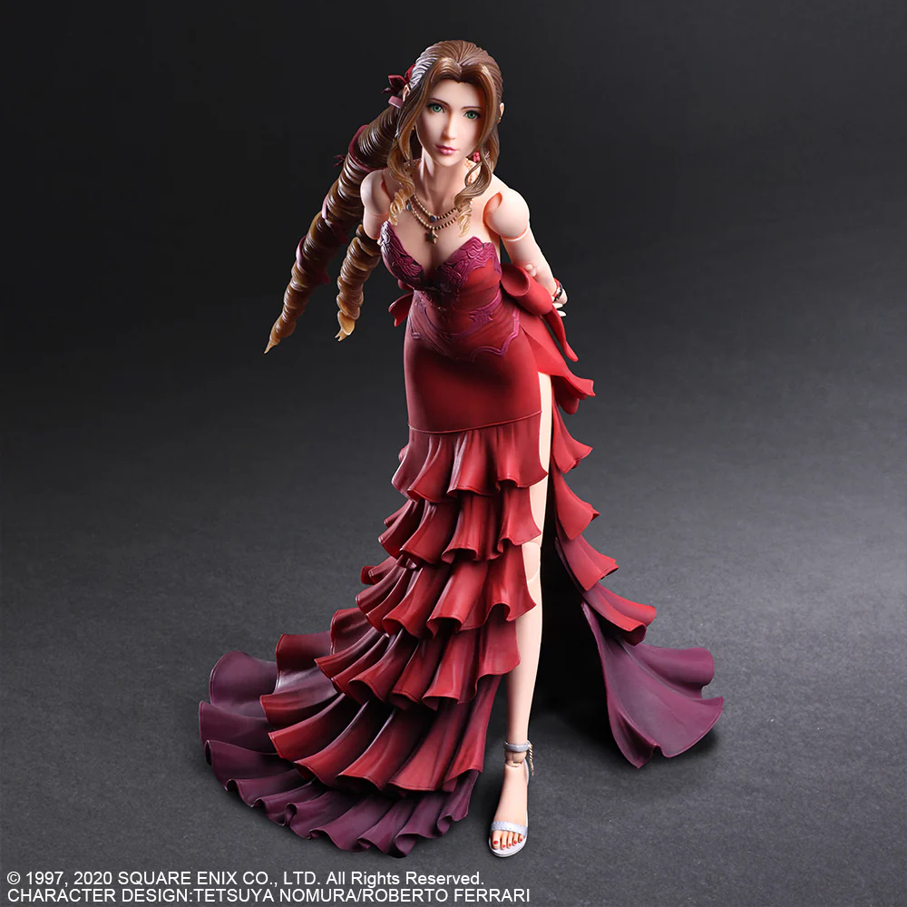 FINAL FANTASY VII REMAKE PLAY ARTS -KAI- AERITH GAINSBOROUGH DRESS VER. - Image 7