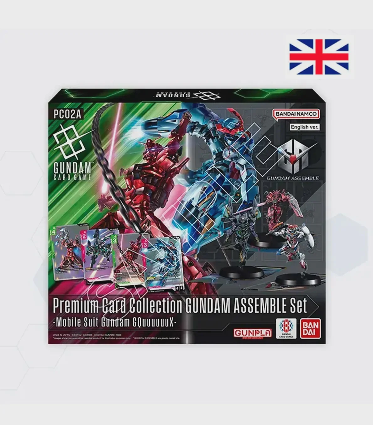 GUNDAM TCG PREMIUM CARD COLLECTION GUNDAM ASSEMBLE SET MOBILE SUIT GUNDAM GQUUUUUUX