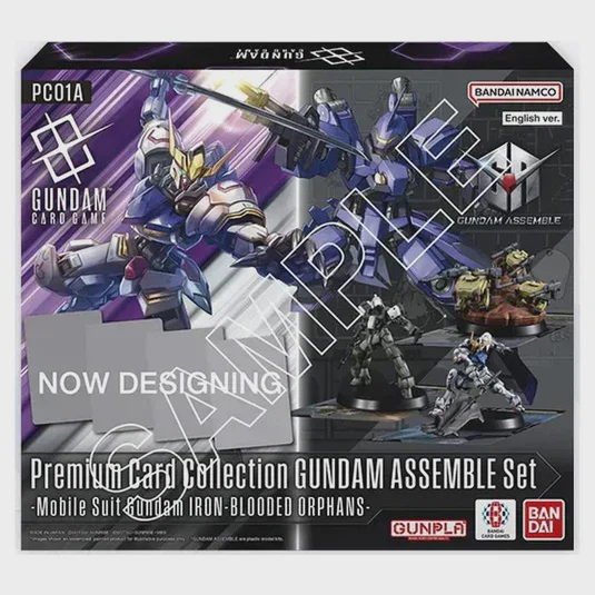 GUNDAM TCG PREMIUM CARD COLLECTION GUNDAM ASSEMBLE SET MOBILE SUIT GUNDAM IRON BLOODED ORPHANS PC01A