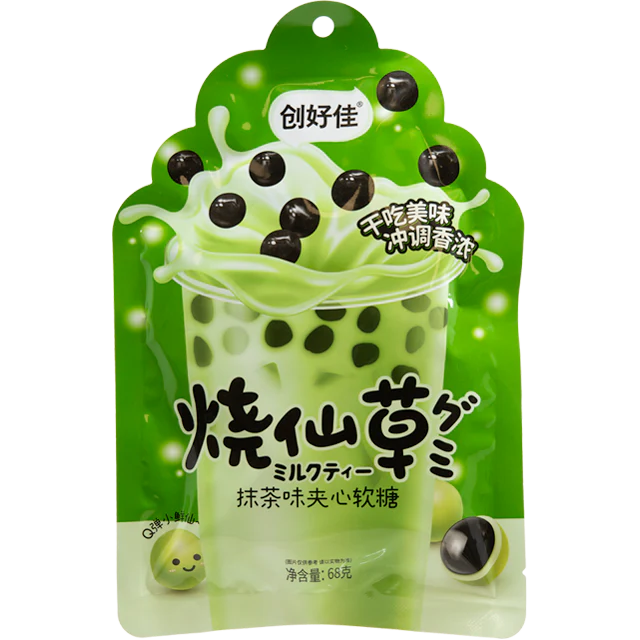 HONGYUAN DULCE DE TAPIOCA SABOR MATCHA 68g