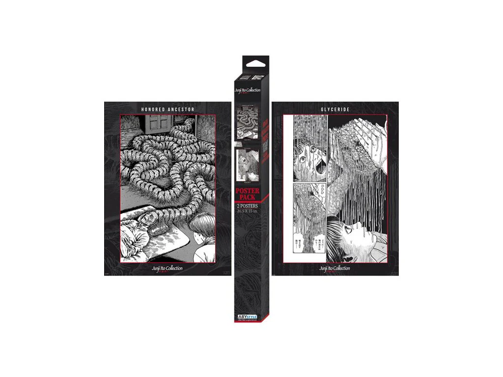 JUNJI ITO - Set 2 Posters Chibi 52x38