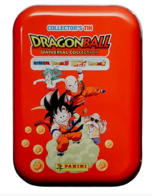 LATA ROJA + 2 SOBRES DRAGON BALL UNIVERSAL COLLECTION TC