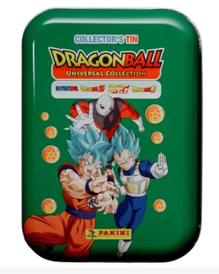 LATA VERDE + 2 SOBRES DRAGON BALL UNIVERSAL COLLECTION TC