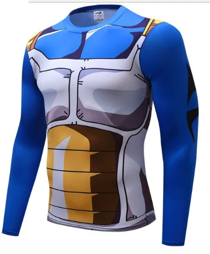 Playera Licra Vegeta Manga Larga XS