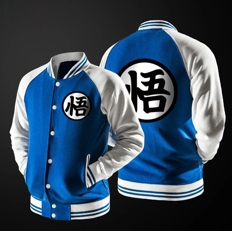 Hombre Dragon ball Azul Varsity XL