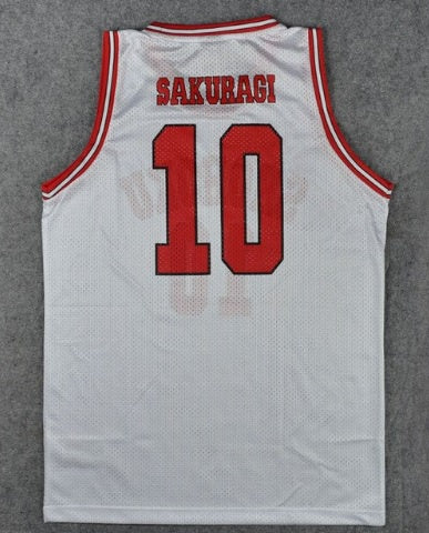Slam Dunk Jersey Sakuragui 10 M Blanca