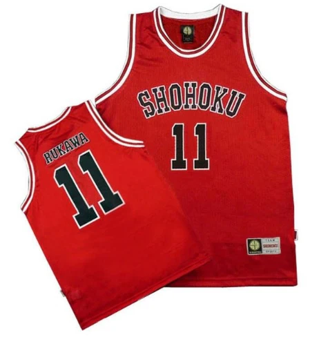 Slam Dunk Jersey Rukawa 11 M Roja