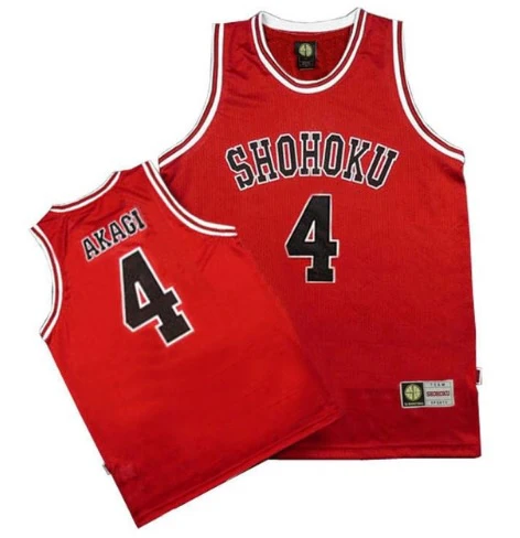 Slam Dunk Jersey Akagi 4 M Roja