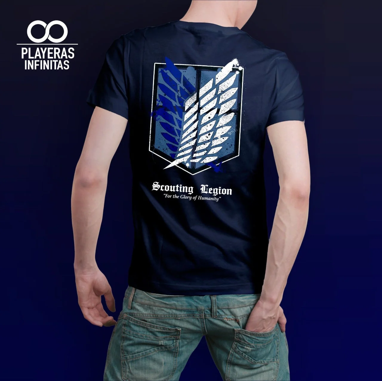PLAYERA ESCUDO LEGION ATAQUE DE TITANES