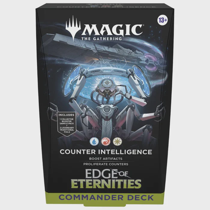 MAGIC THE GATHERING TCG EDGE OF ETERNITIES COMMANDER DECK COUNTER INTELLIGENCE INGLES