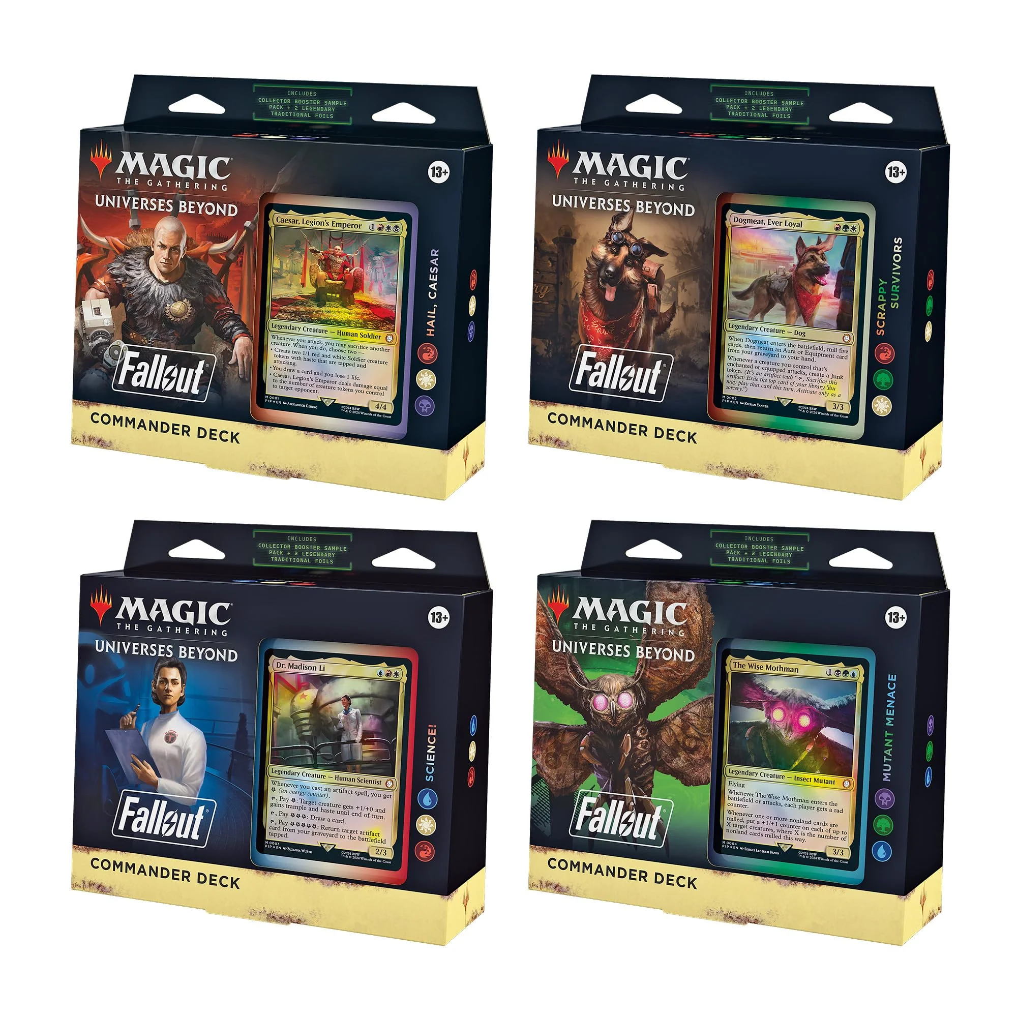 MAGIC THE GATHERING TCG FALLOUT COMMANDER DECK