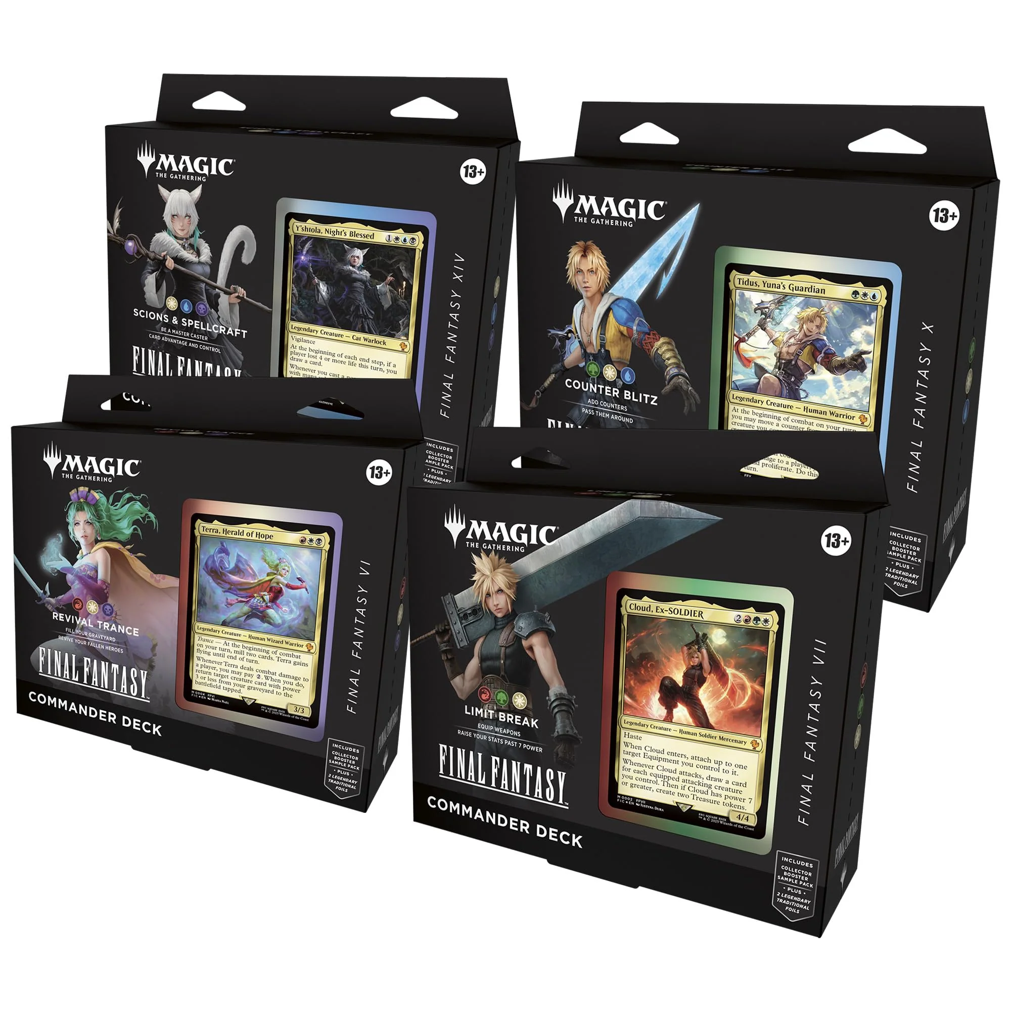 MAGIC THE GATHERING TCG FINAL FANTASY COMMANDER DECK