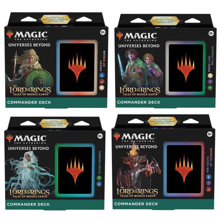 MAGIC THE GATHERING TCG LORD OF THE RINGS TALES OF MIDDLE EARTH COMMANDER DECK