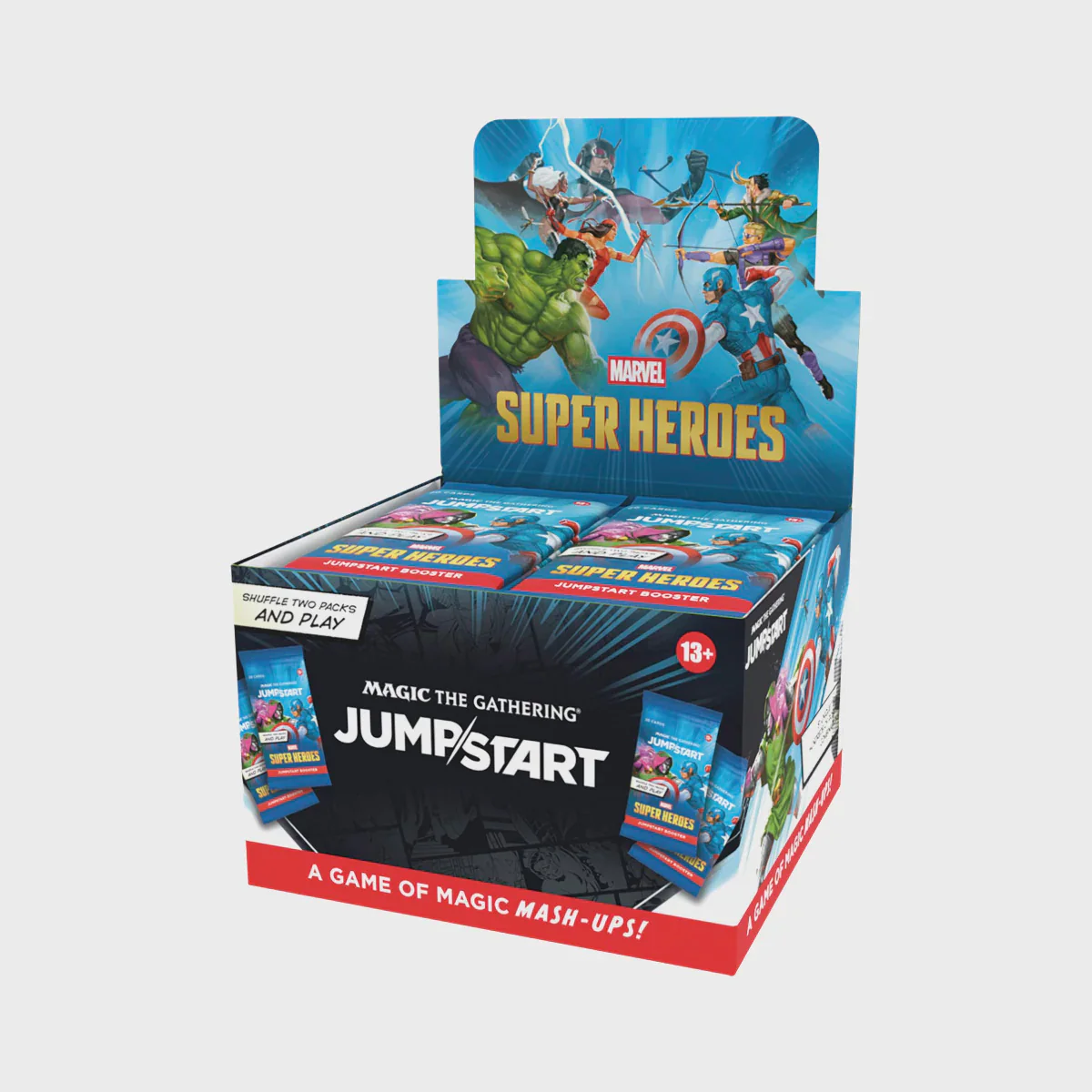 MAGIC THE GATHERING TCG MARVEL SUPER HEROES JUMPSTART BOOSTER DISPLAY INGLES