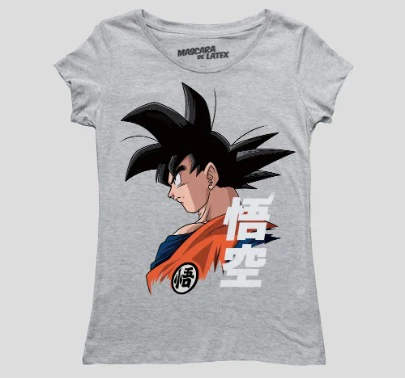 Mujer Goku Gris