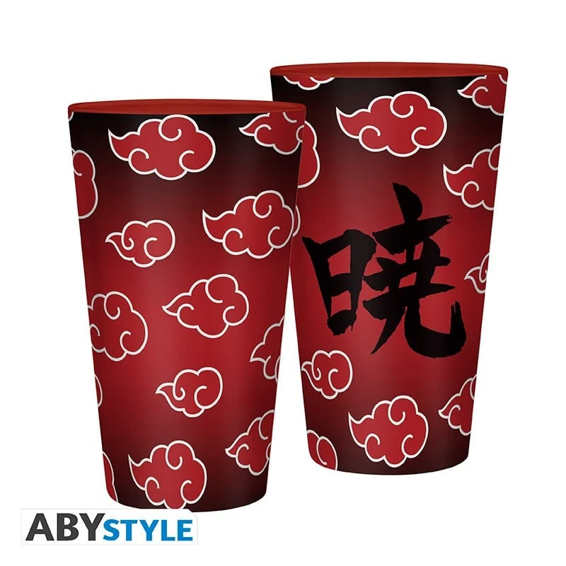 NARUTO SHIPPUDEN VASO GRANDE 400ML AKATSUKI