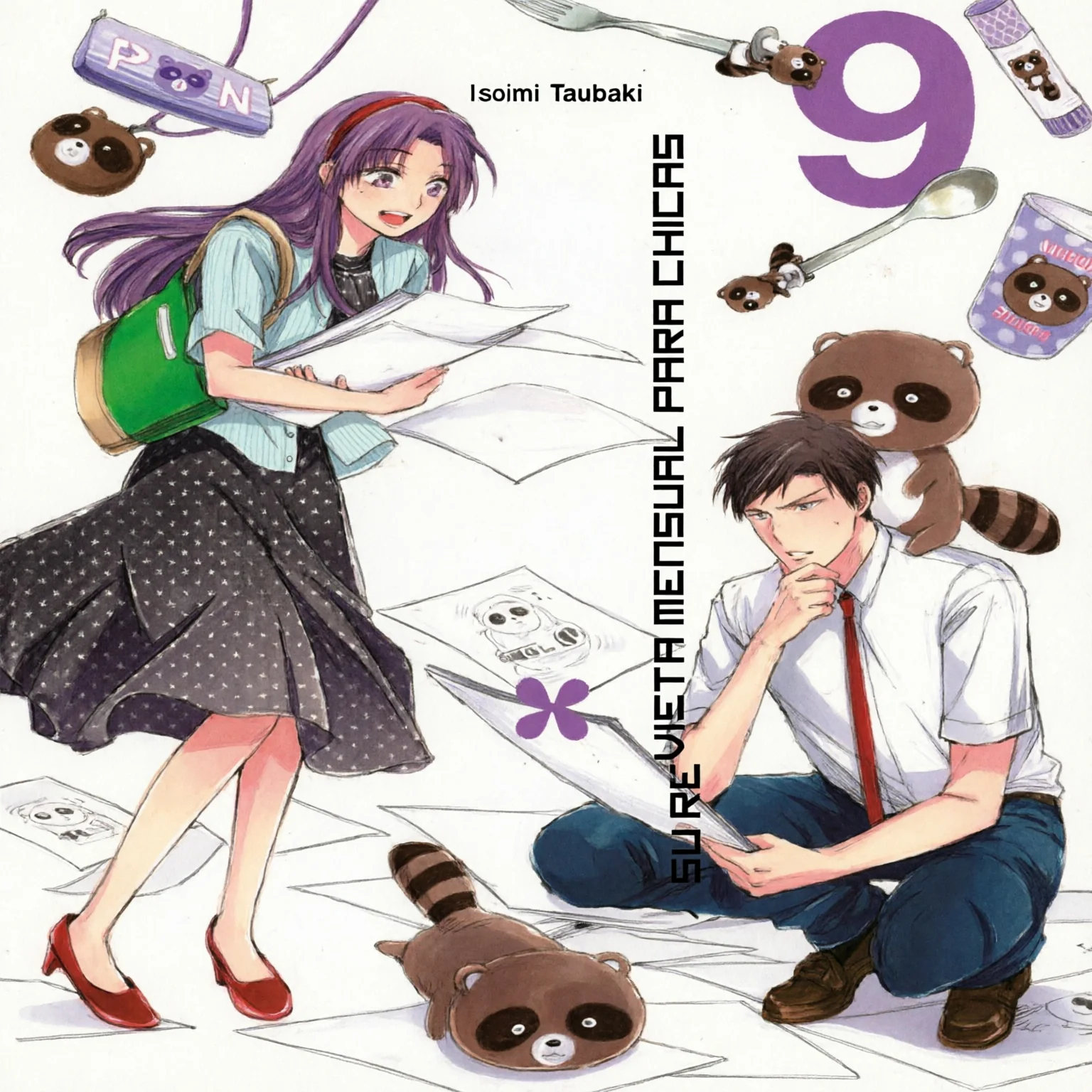 NOZAKI Y SU REVISTA MENSUAL PARA CHICAS N.9 EUROPA
