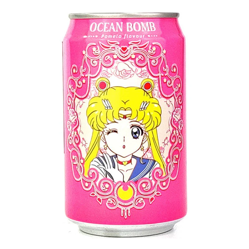 OCEAN BOMB SAILOR MOON AGUA GASIFICADA SABOR TORONJA 330ml