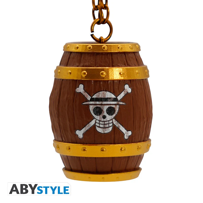 ONE PIECE LLAVERO 3D BARREL
