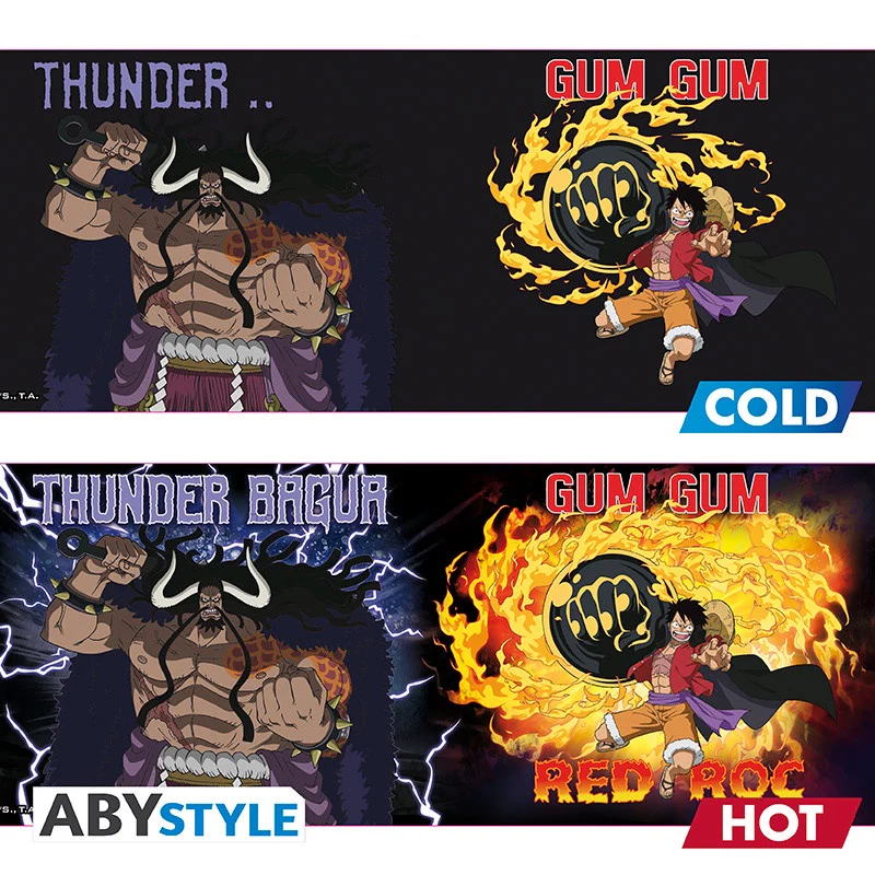 ONE PIECE - Mug Heat Change - 460 ml -Luffy vs Kaidou