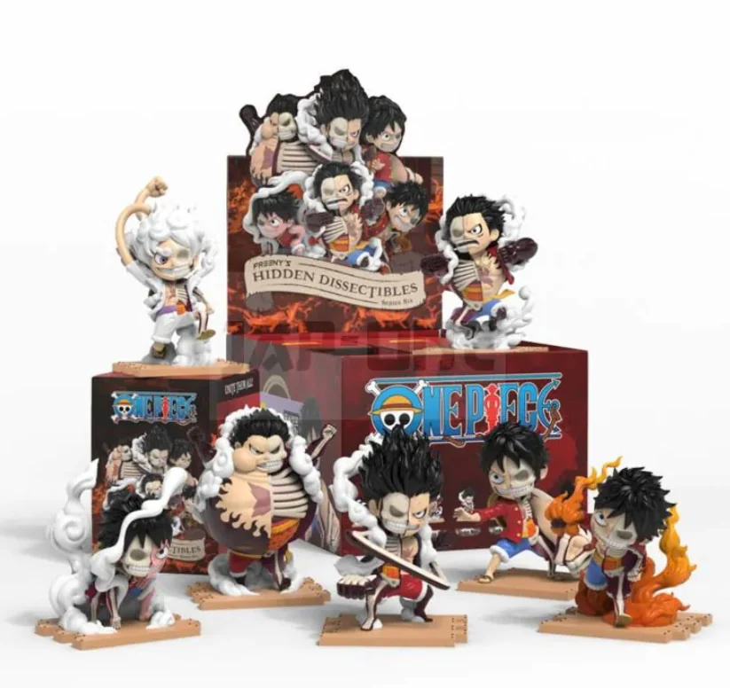 One Piece Series 6 Luffy Gears Edition Freeny's Hidden Dissectibles Mini-Figure