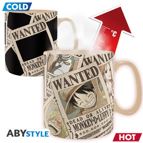 ONE PIECE TAZA MAGICA 460 ML WANTED - Image 4