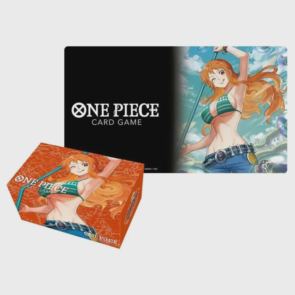 ONE PIECE TCG PLAYMAT AND STORAGE BOX SET -NAMI-