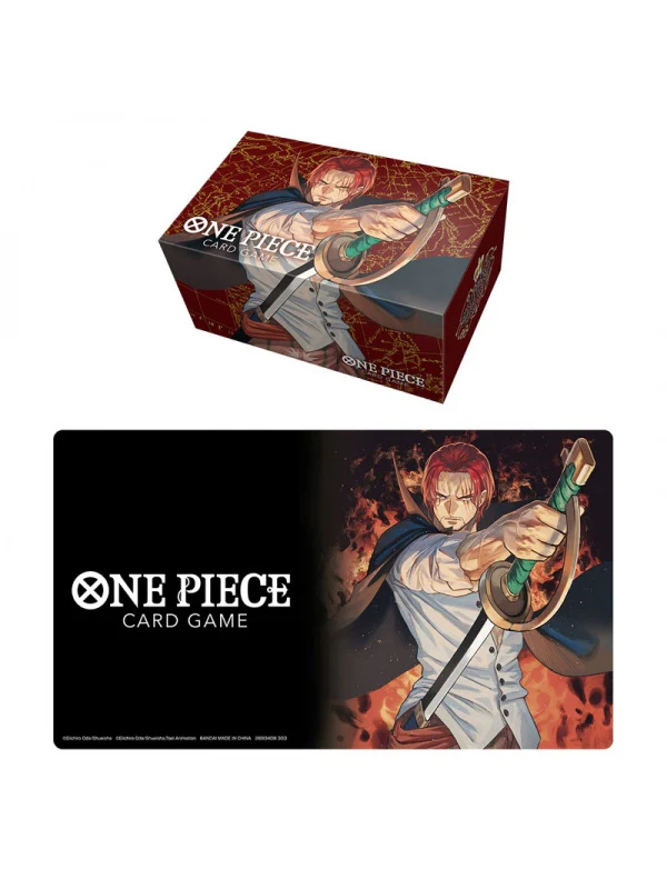 ONE PIECE TCG PLAYMAT AND STORAGE BOX SET -SHANKS-