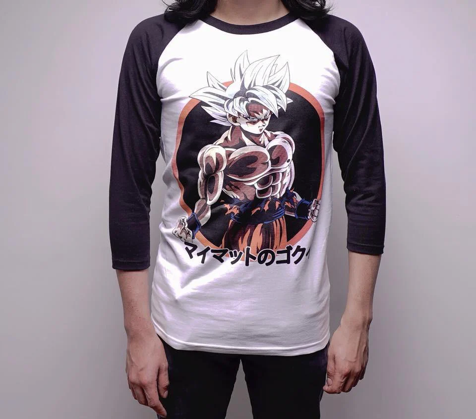 Playera Ultra Instinto blanca 3/4 G