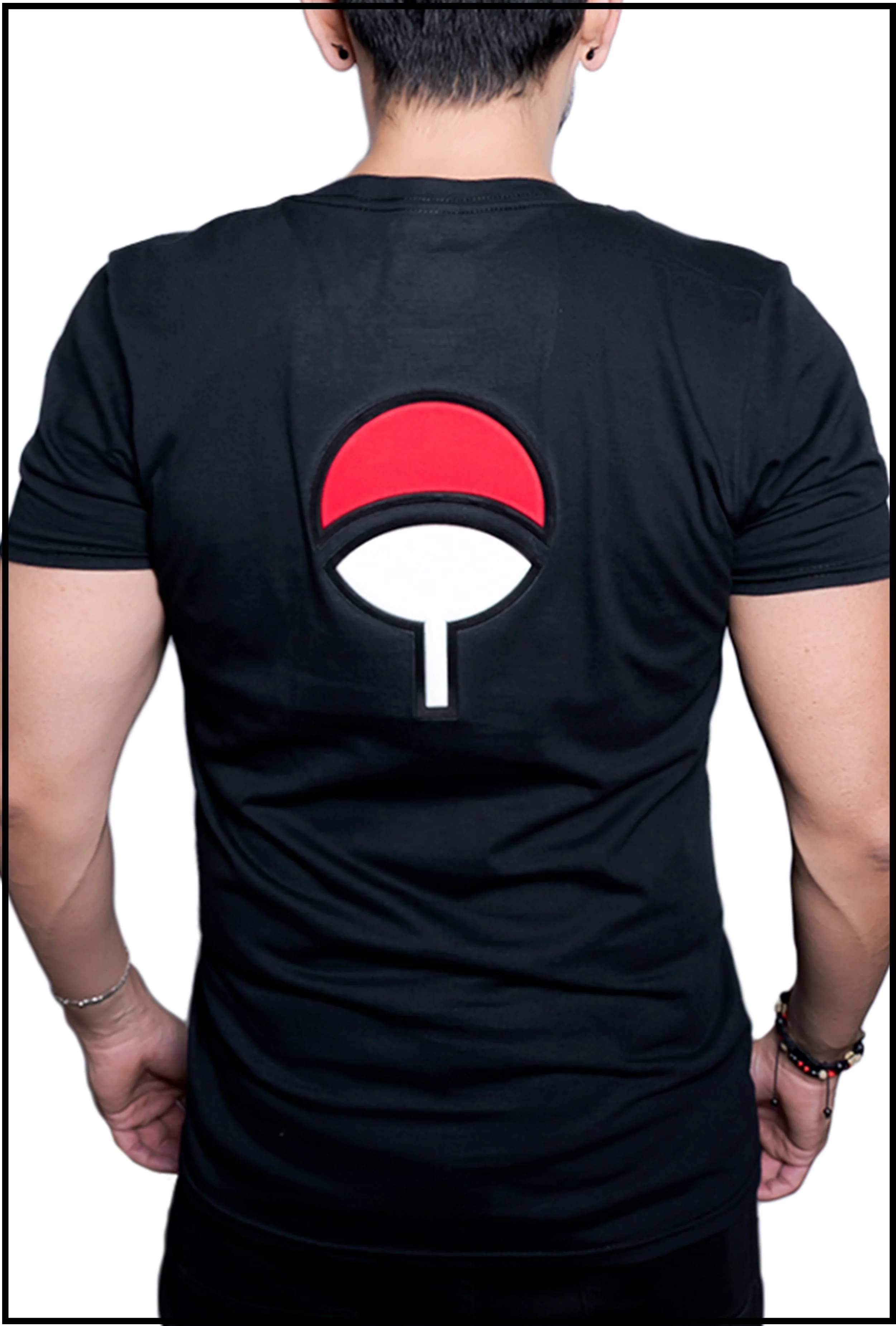 Playera Heredia Uchiha Negra