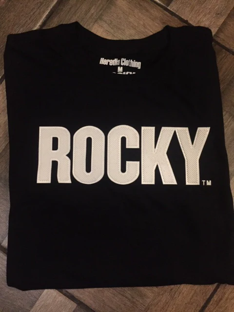 Playera de Rocky color Negra