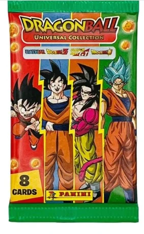 PACK 4 SOBRES DRAGON BALL UNIVERSAL COLLECTION TC
