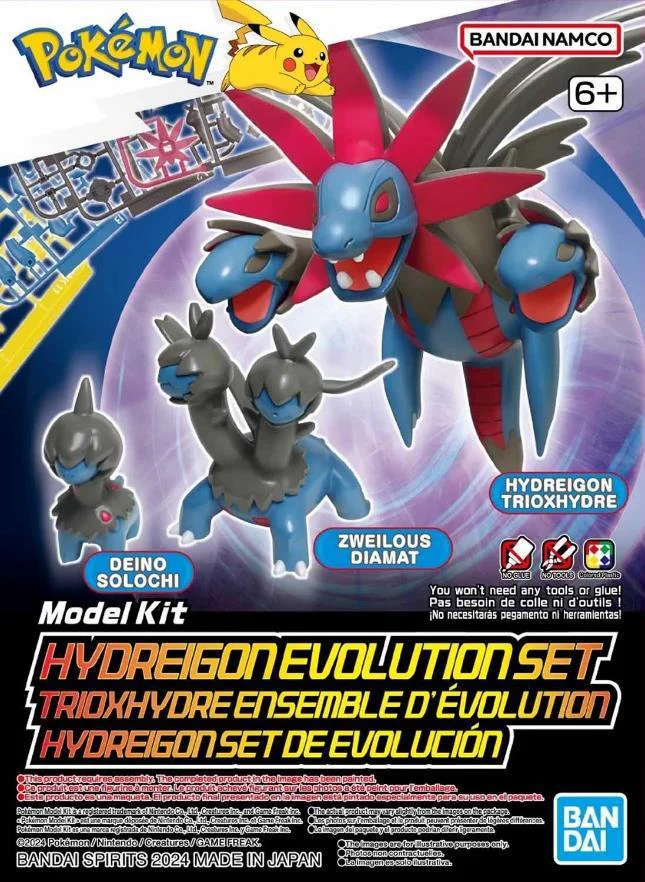 POKEMON MODEL KIT HYDREIGON EVOLUTION SET
