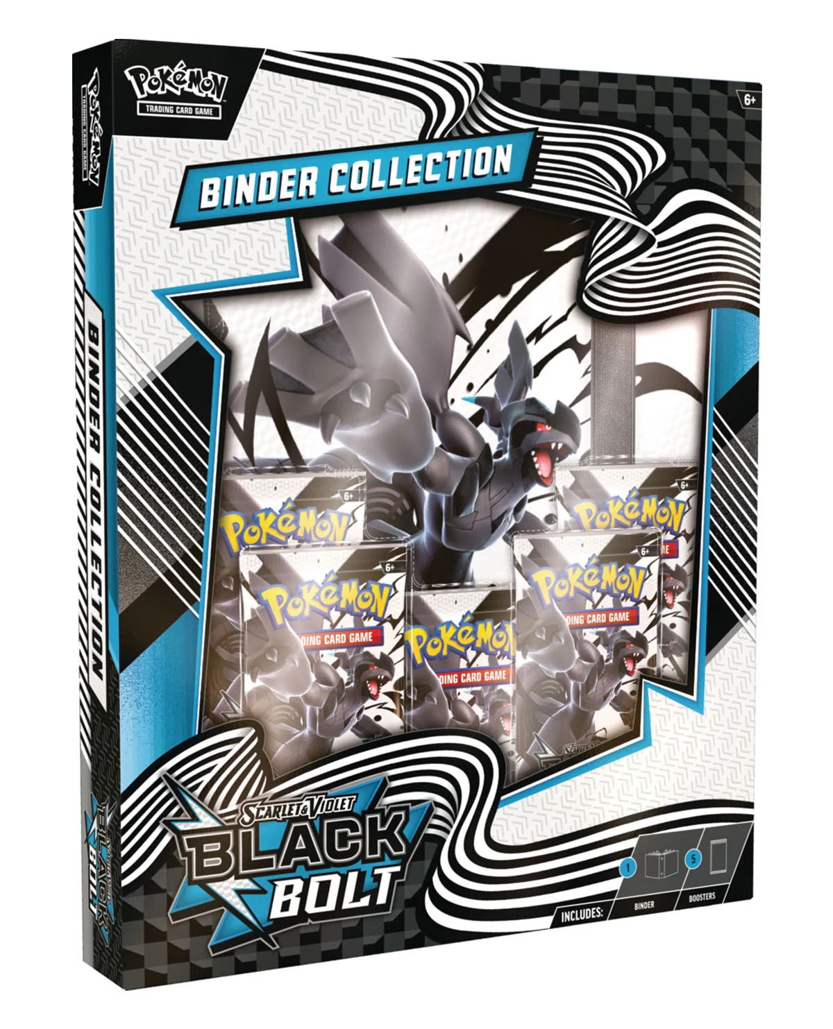 POKEMON TCG BLACK BOLT BINDER COLLECTION ESPANOL