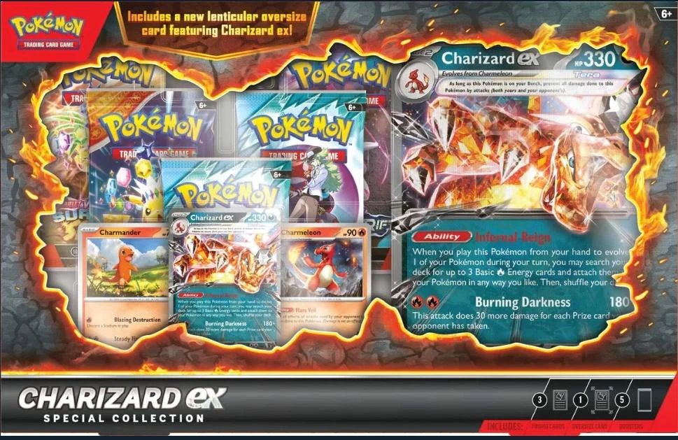 POKEMON TCG CHARIZARD EX SPECIAL COLLECTION