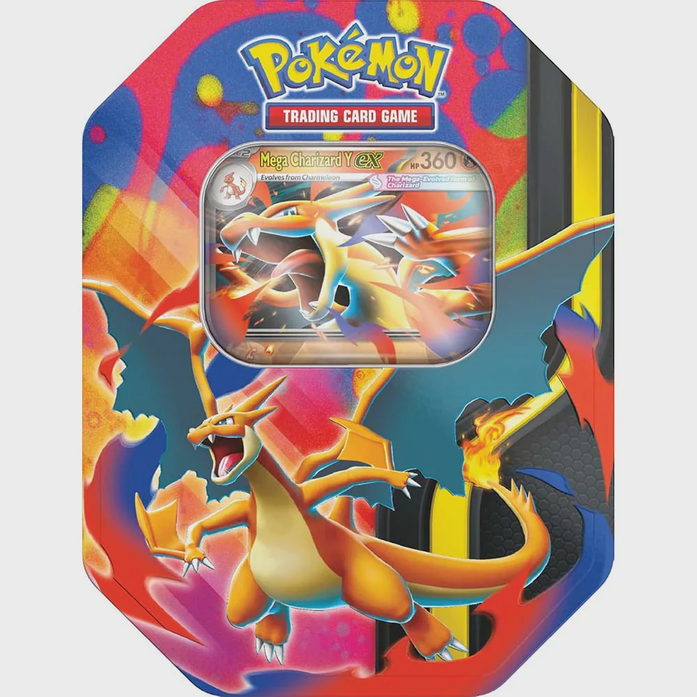 POKEMON TCG MEGA CHARIZARD TIN ESPANOL
