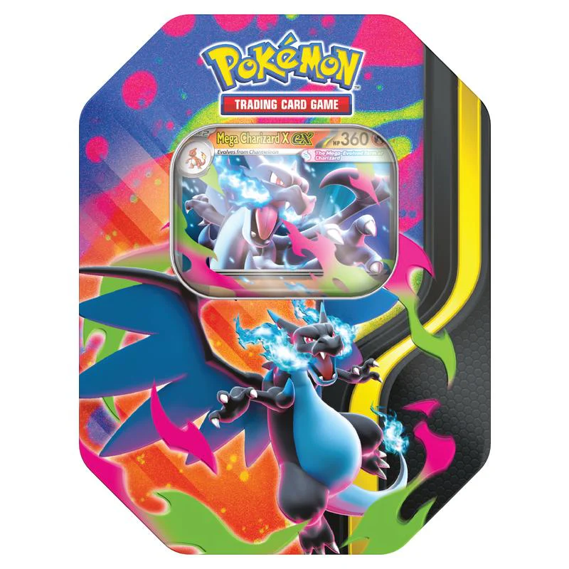 POKEMON TCG MEGA CHARIZARD TIN INGLES