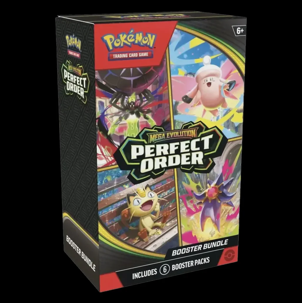 POKEMON TCG MEGA EVOLUTION PERFECT ORDER BOOSTER BUNDLE ESPANOL