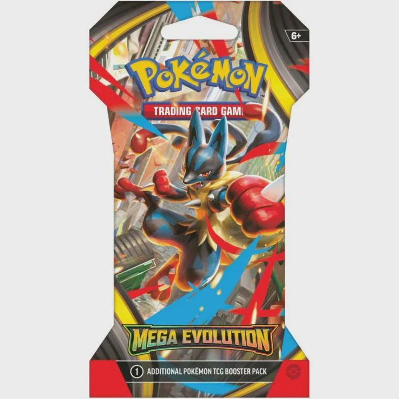 POKEMON TCG MEGA EVOLUTION SLEEVED BOOSTER INGLES