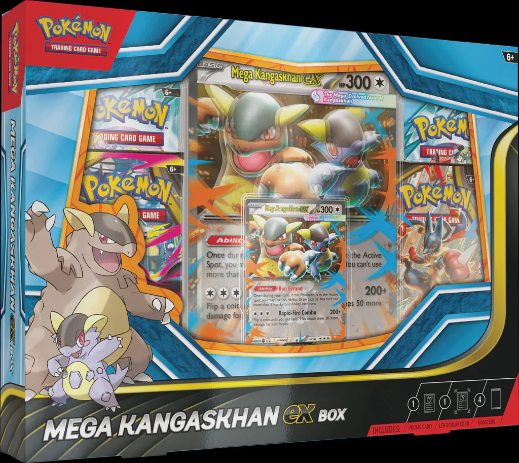 POKEMON TCG MEGA KANGASHKAN EX BOX INGLES