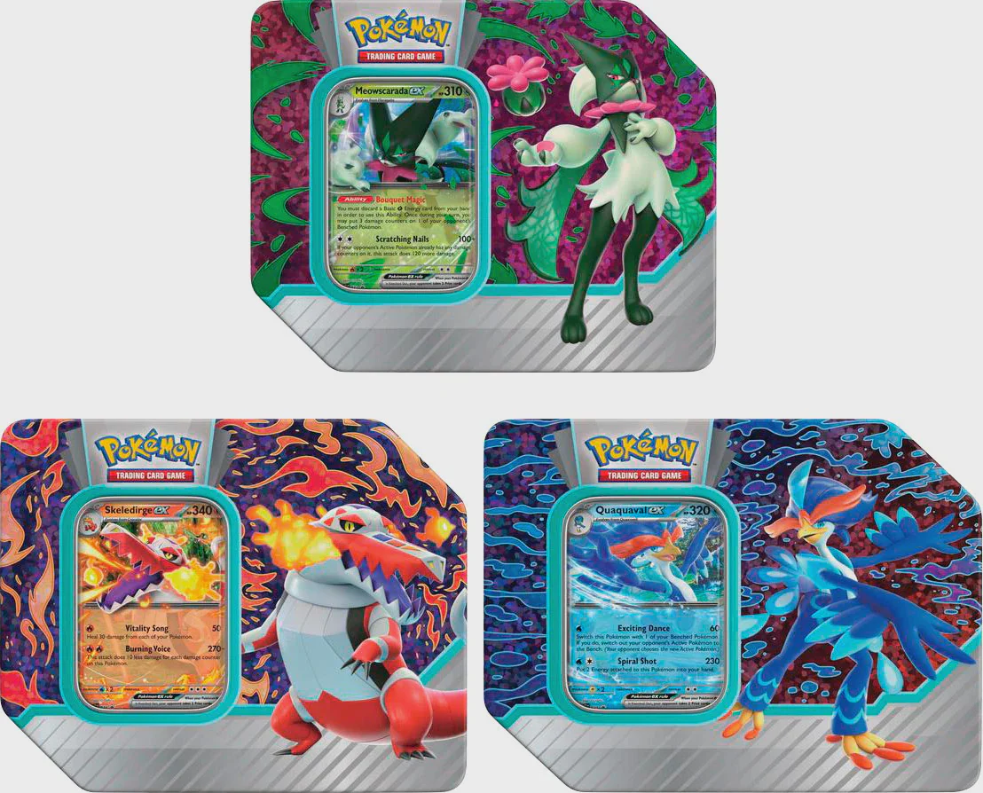 POKEMON TCG PALDEA PARTNERS TIN