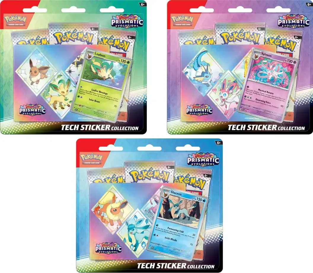 POKEMON TCG PRISMATIC EVOLUTIONS TECH STICKER COLLECTION (INGLES)
