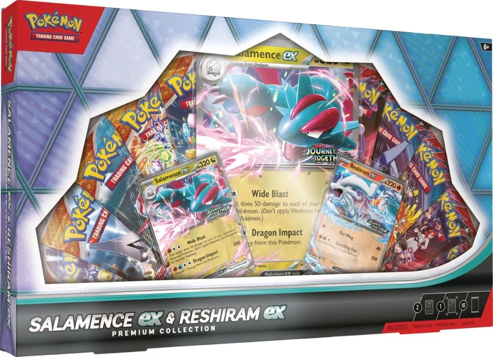 POKEMON TCG SALAMANCE EX & RESHIRAM EX INGLES