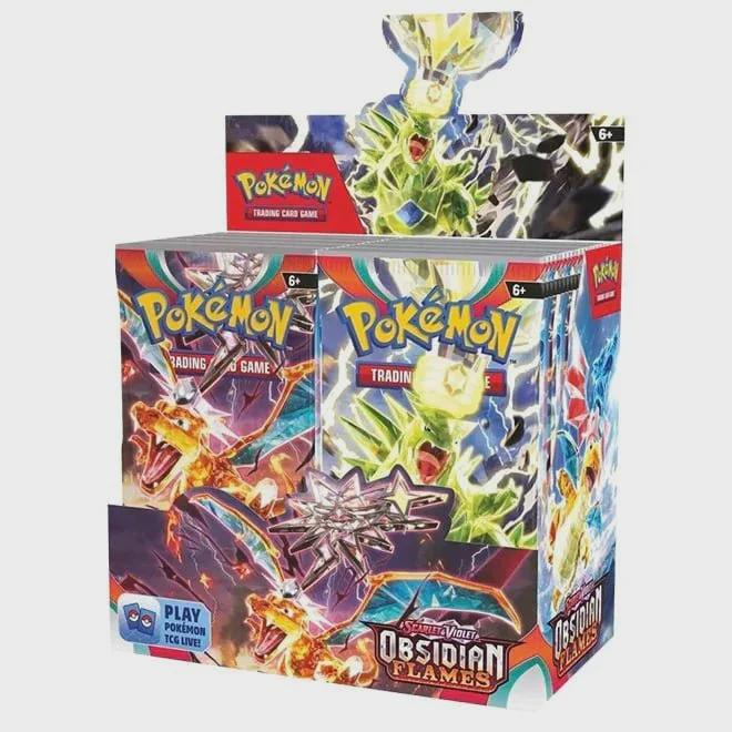 POKEMON TCG SCARLET & VIOLET 03 OBSIDIAN FLAMES BOOSTER DISPLAY INGLES