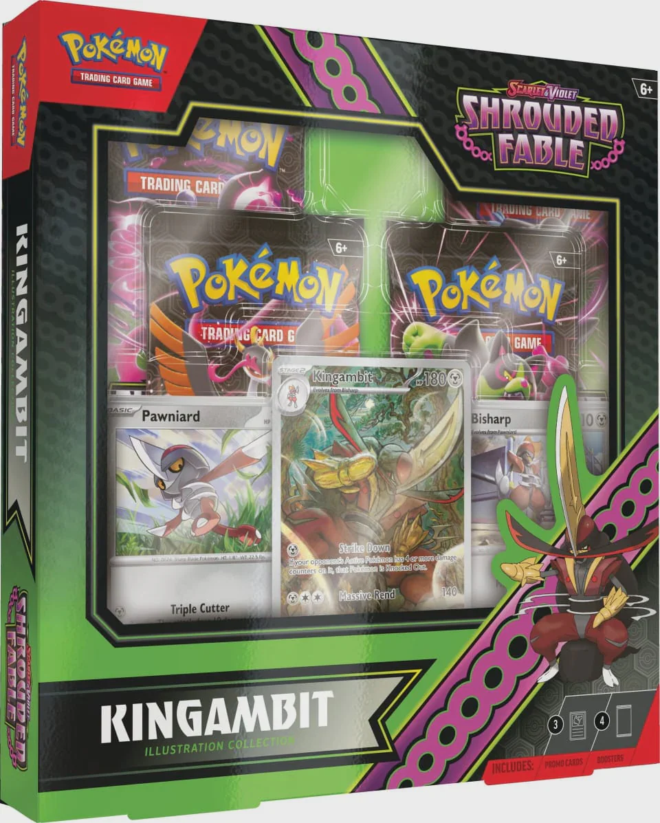 POKEMON TCG SHROUDED FABLE KINGAMBIT ILLUSTRATION COLLECTION INGLES