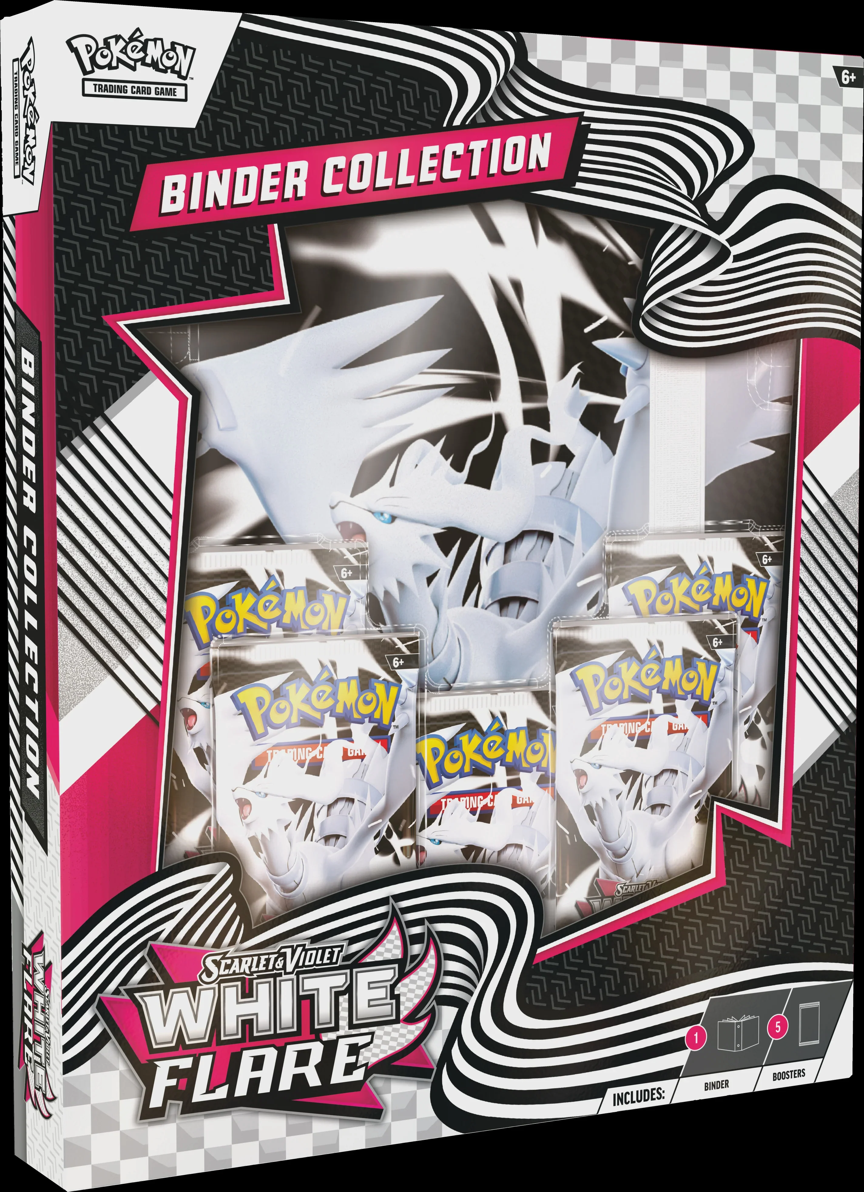 POKEMON TCG WHITE FLARE BINDER COLLECTION INGLES